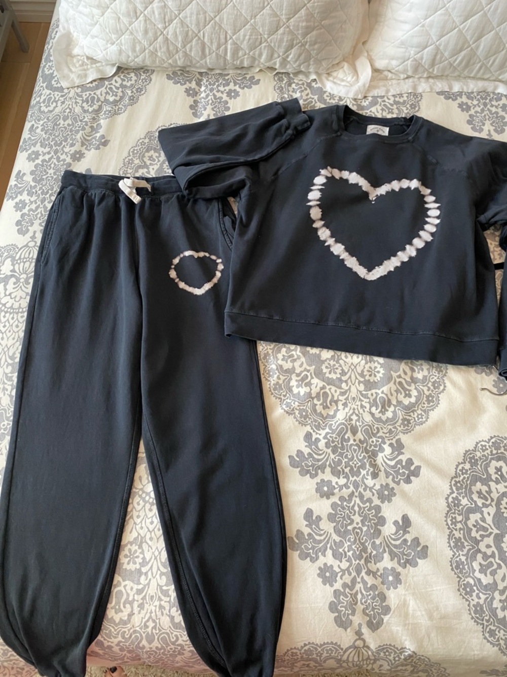 Electric & Rose Parker heart joggers and Ronan heart sweatshirt